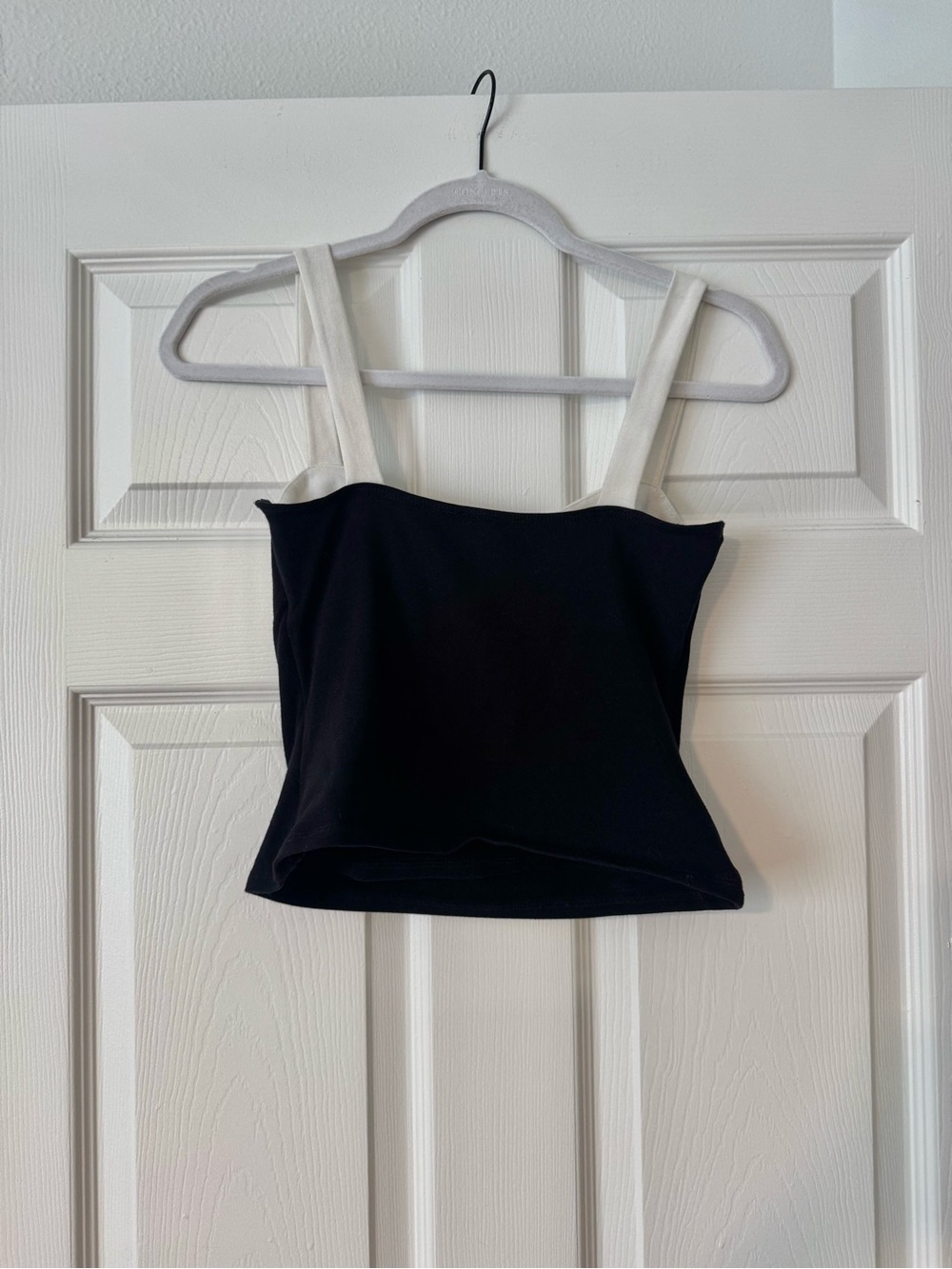 Reformation Harlan Knit Top Black Ivory XS - Picture 4 of 4